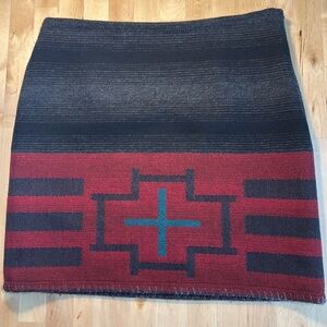 Ralph Lauren Red and Black Mini Skirt